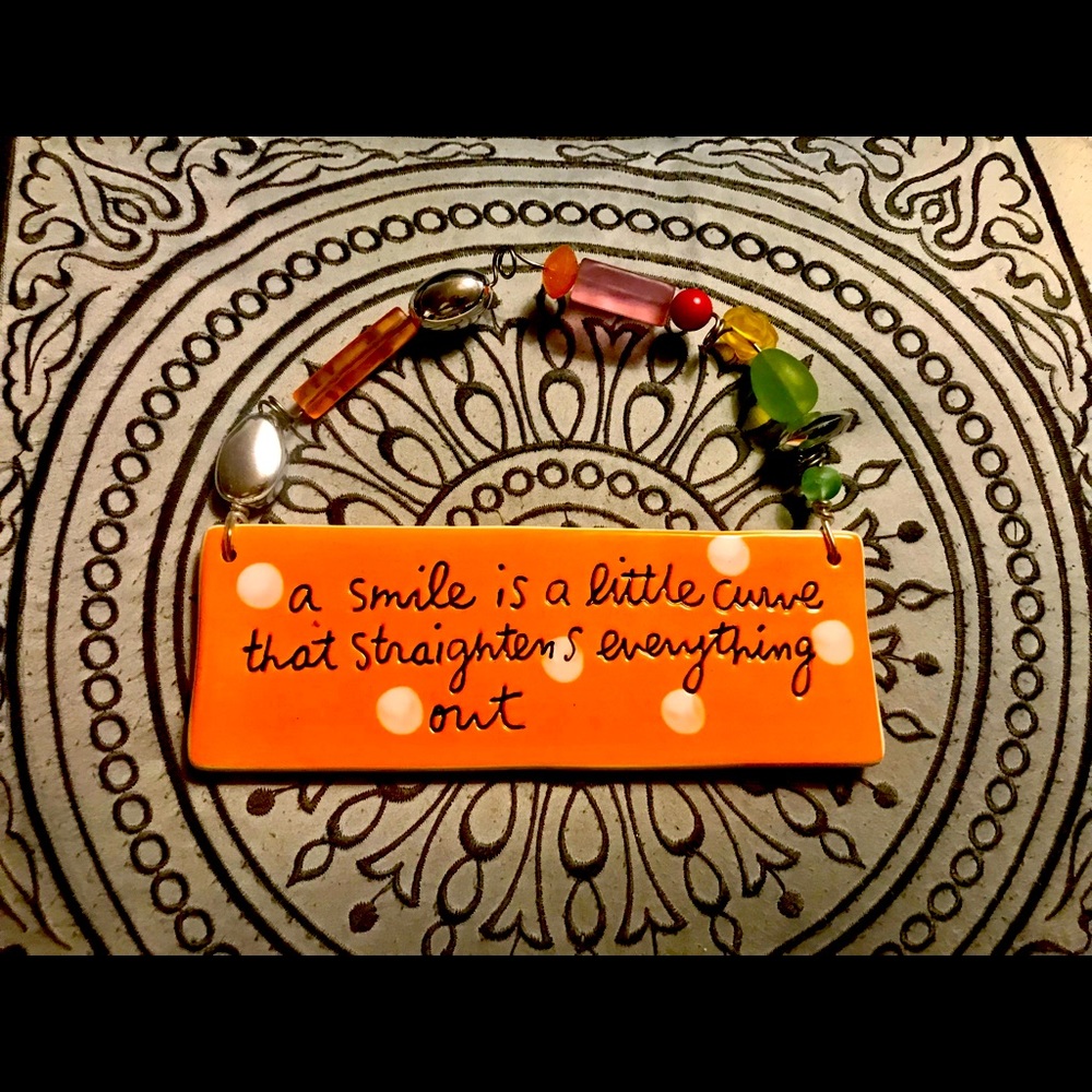 Happy plaque! Beautiful and fun. Colorful